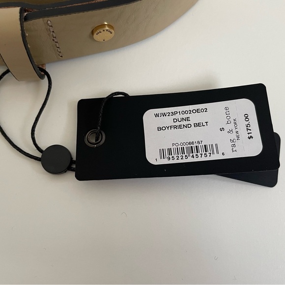Rag & Bone Boyfriend Belt-Dune Size S - Picture 9 of 13